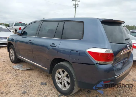 2013 Toyota Highlander from USA, damaged, VIN 5TDZA3EH8DS042584